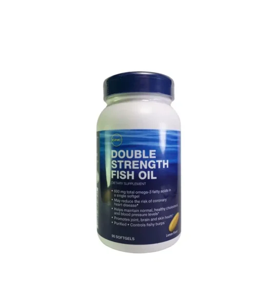 امگا3 روغن ماهی جی ان سی | GNC DOUBLE STRENGTH FISH OIL