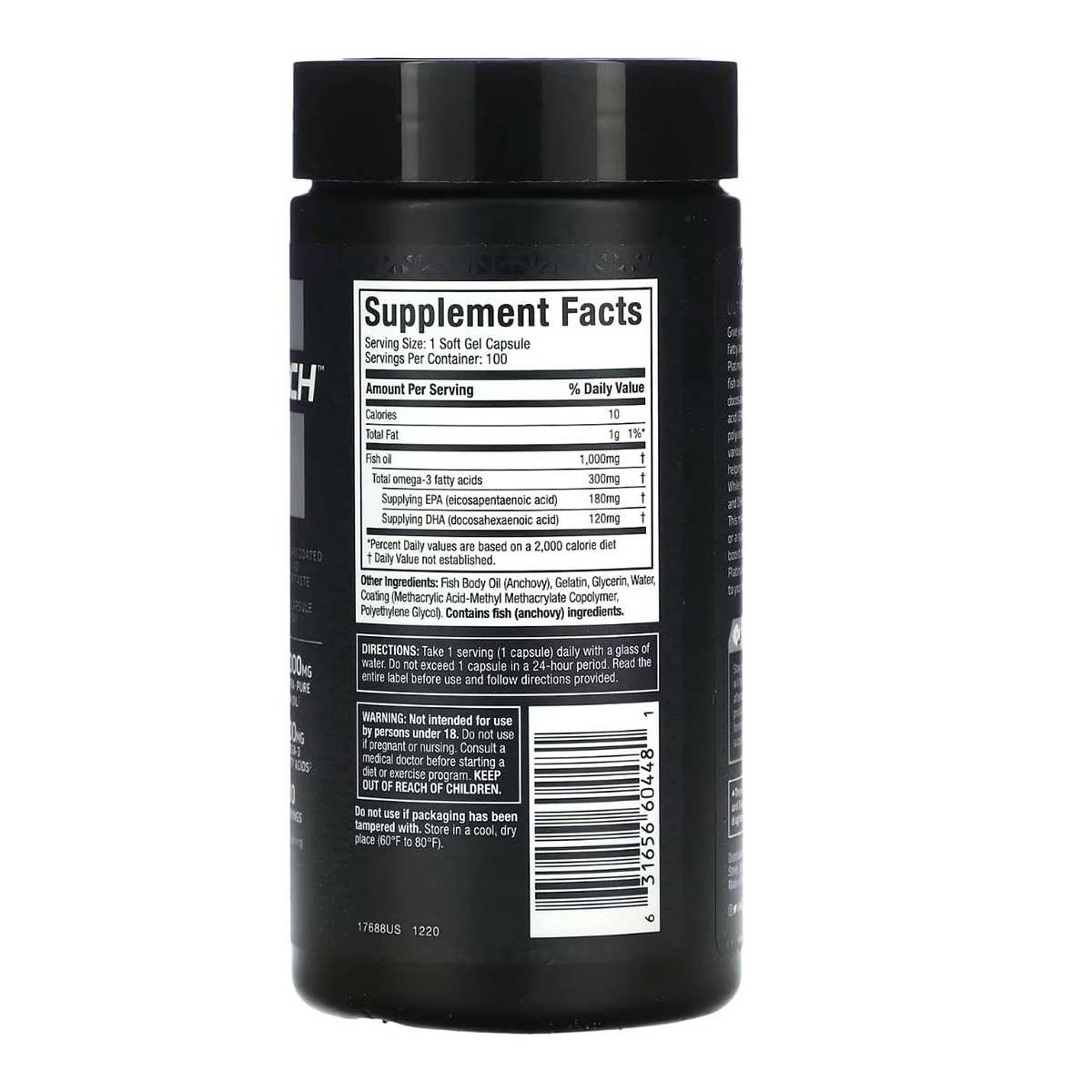 MuscleTech Platinum 100% Fish Oil